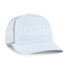 Colorado Rockies '47 Foundation Script Hitch Adjustable Trucker Hat - MLB