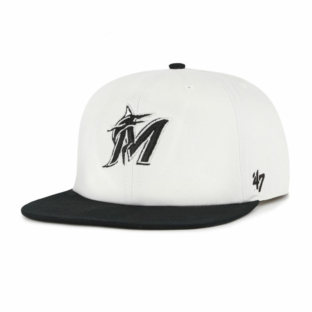 Miami Marlins '47 Foundation Captain Snapback Hat - MLB