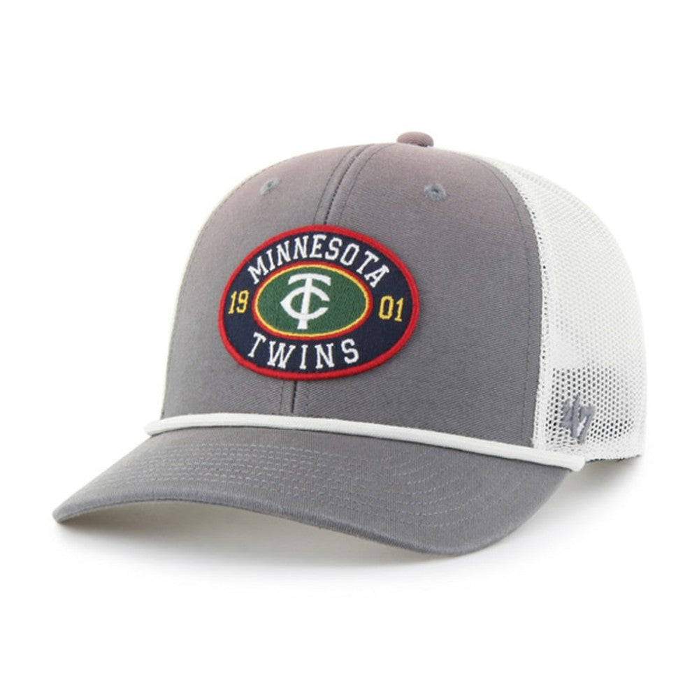 Minnesota Twins '47 Tide Sweep Rope Trucker Adjustable Hat - MLB