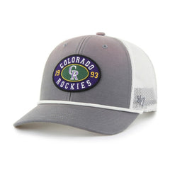 Colorado Rockies '47 Tide Sweep Rope Trucker Adjustable Hat - MLB