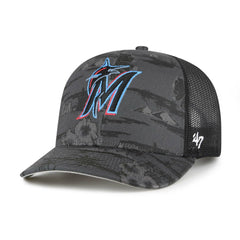 47 Miami Marlins Fiji Trucker Adjustable Hat - MLB