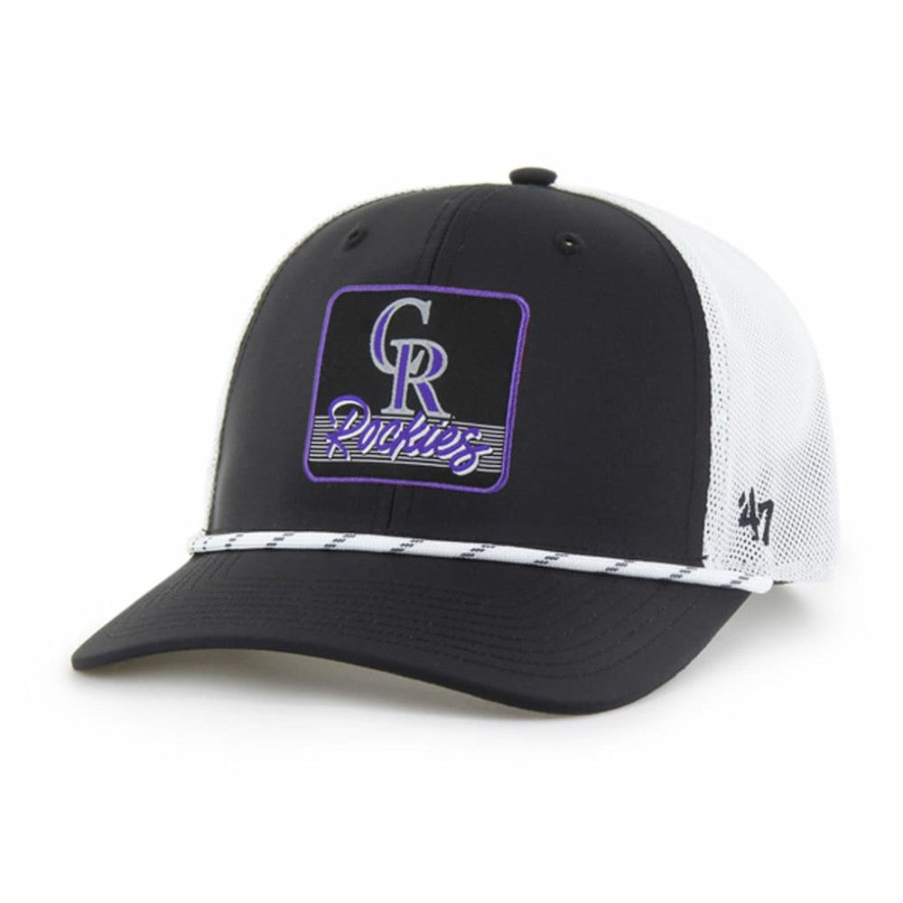 Colorado Rockies '47 Scratch Adjustable Trucker Hat - MLB