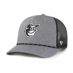 Baltimore Orioles '47 Carbon Rope Trucker Adjustable Hat - MLB