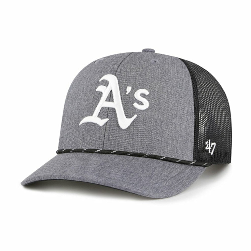 Athletics '47 Carbon Rope Trucker Adjustable Hat - MLB