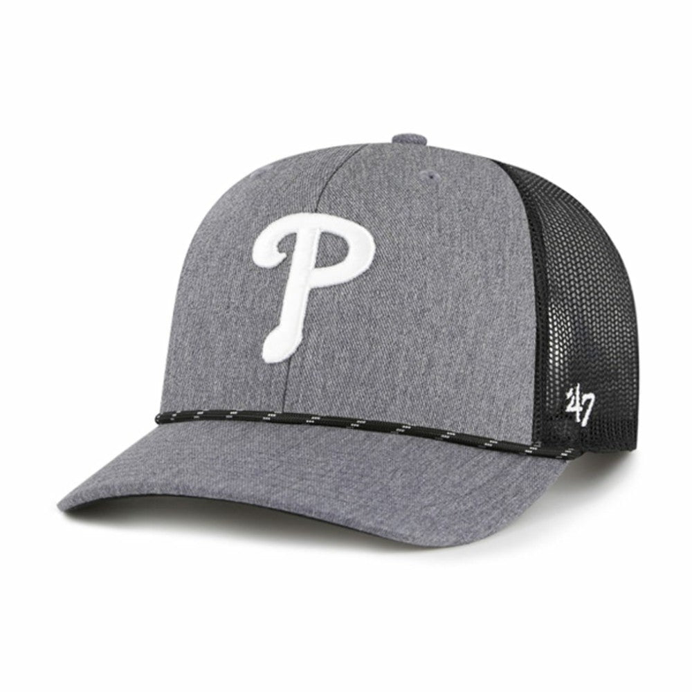 Philadelphia Phillies '47 Carbon Rope Trucker Adjustable Hat - MLB