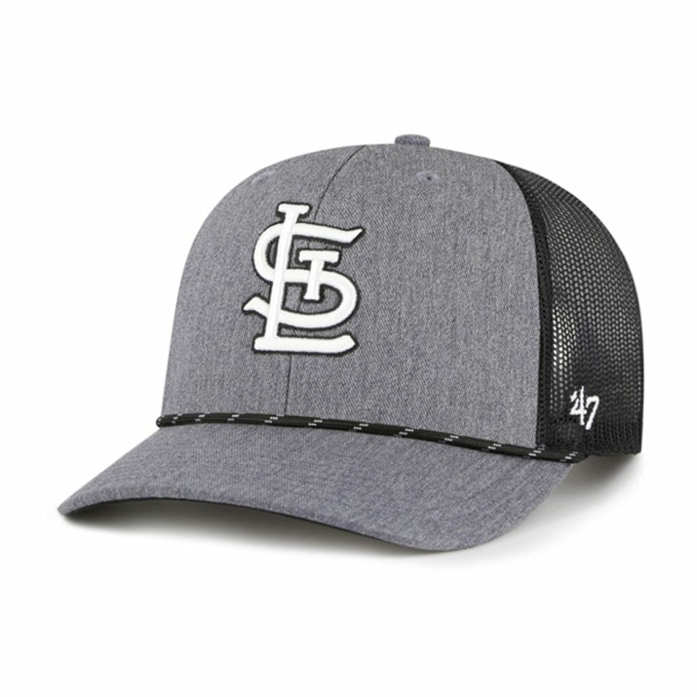 St. Louis Cardinals '47 Carbon Rope Trucker Adjustable Hat - MLB
