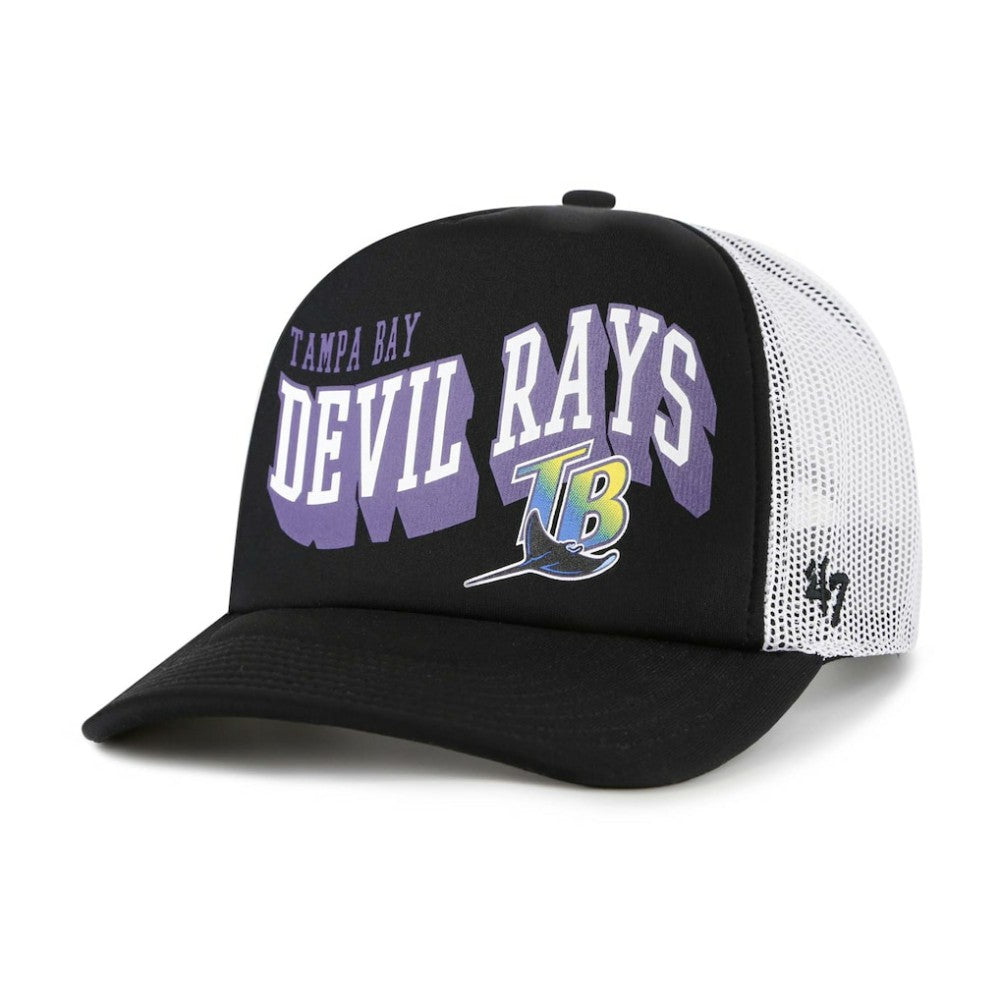 Tampa Bay Rays '47 Meander Foam Trucker Snapback Hat - MLB
