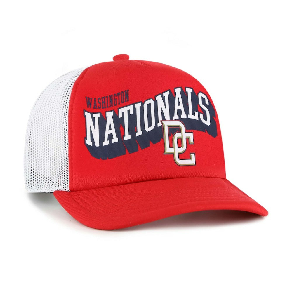 Washington Nationals '47 Meander Foam Trucker Snapback Hat - MLB