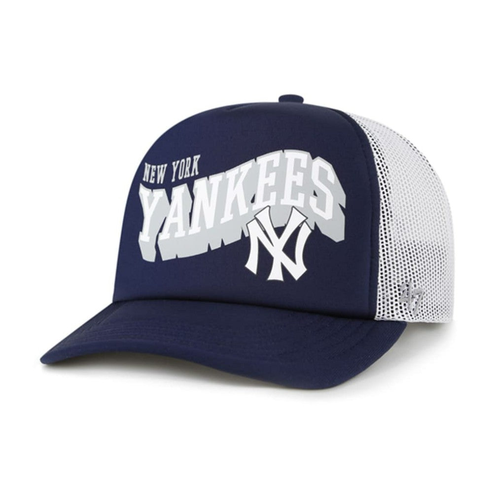 New York Yankees '47 Meander Foam Trucker Snapback Hat - MLB
