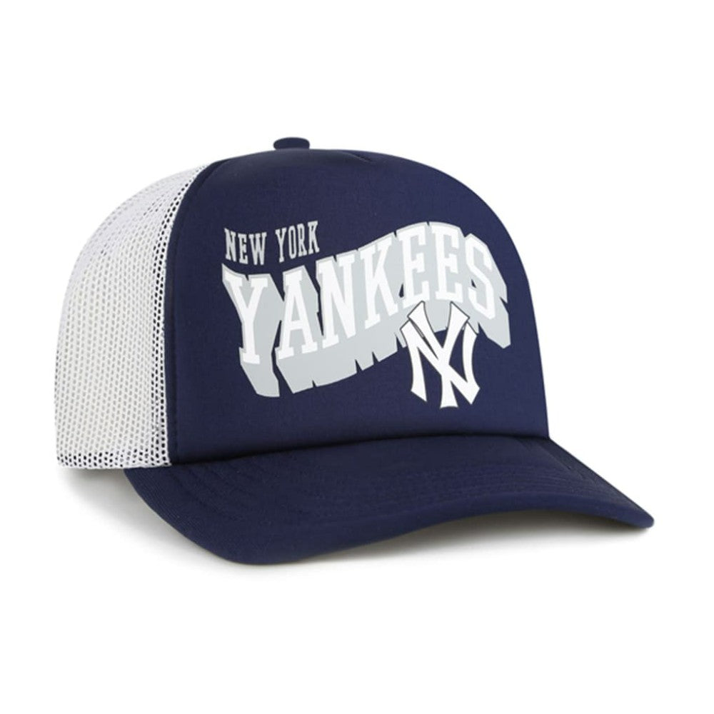 New York Yankees '47 Meander Foam Trucker Snapback Hat - MLB