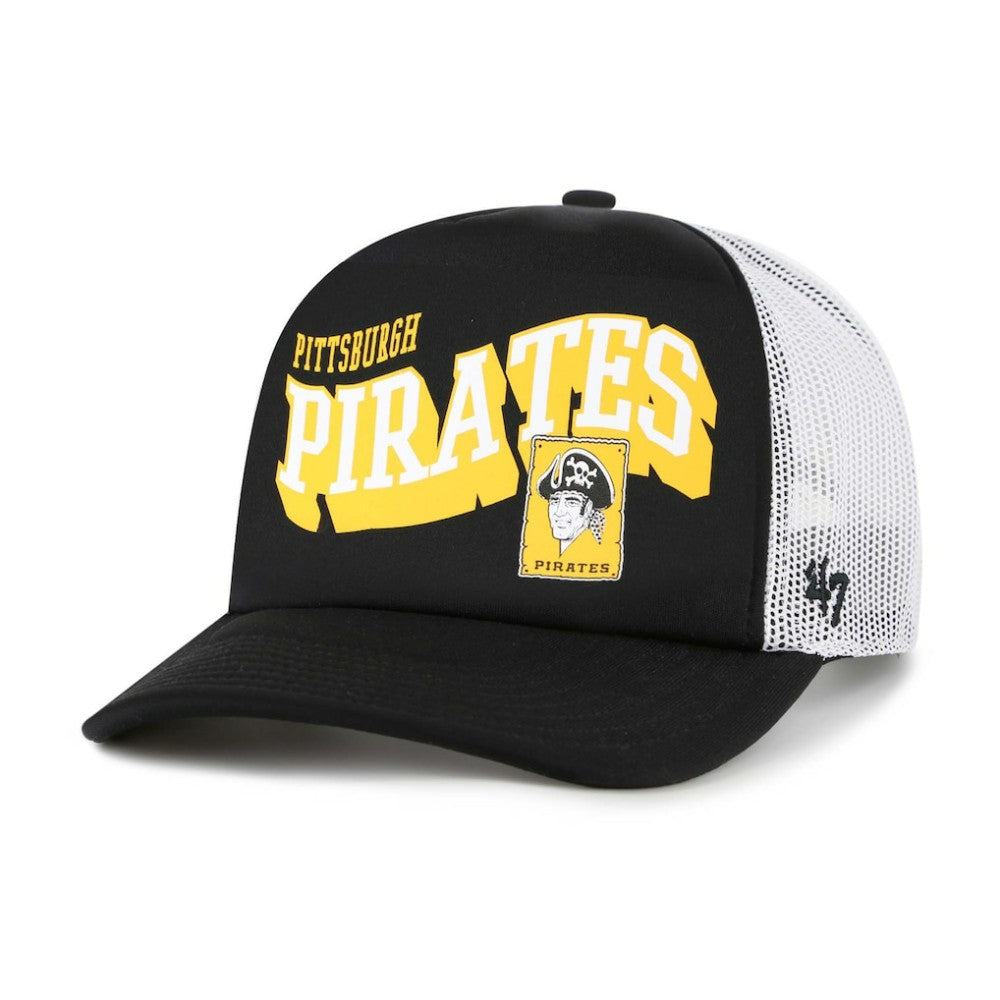 Pittsburgh Pirates '47 Meander Foam Trucker Snapback Hat - MLB