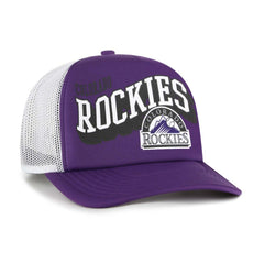 Colorado Rockies '47 Meander Foam Trucker Snapback Hat - MLB