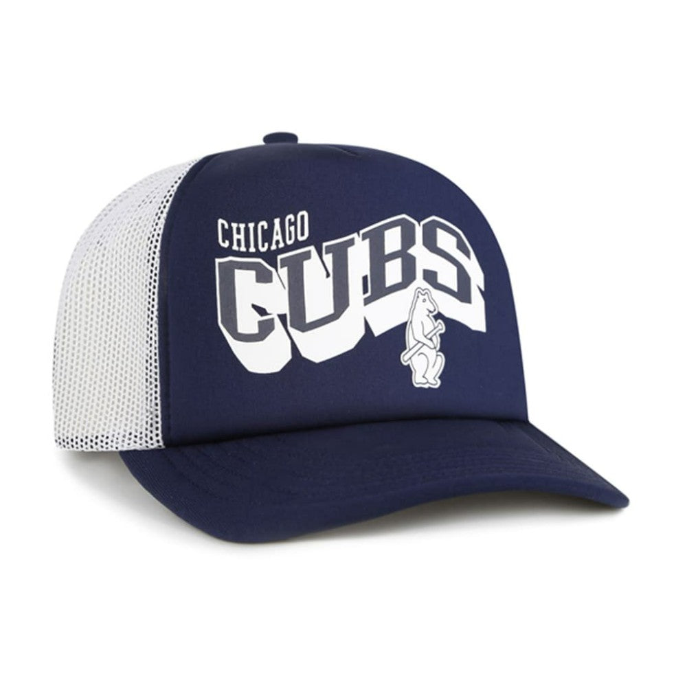 Chicago Cubs '47 Meander Foam Trucker Snapback Hat - MLB
