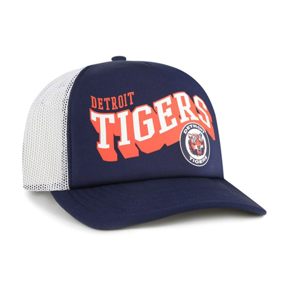 Detroit Tigers '47 Meander Foam Trucker Snapback Hat - MLB