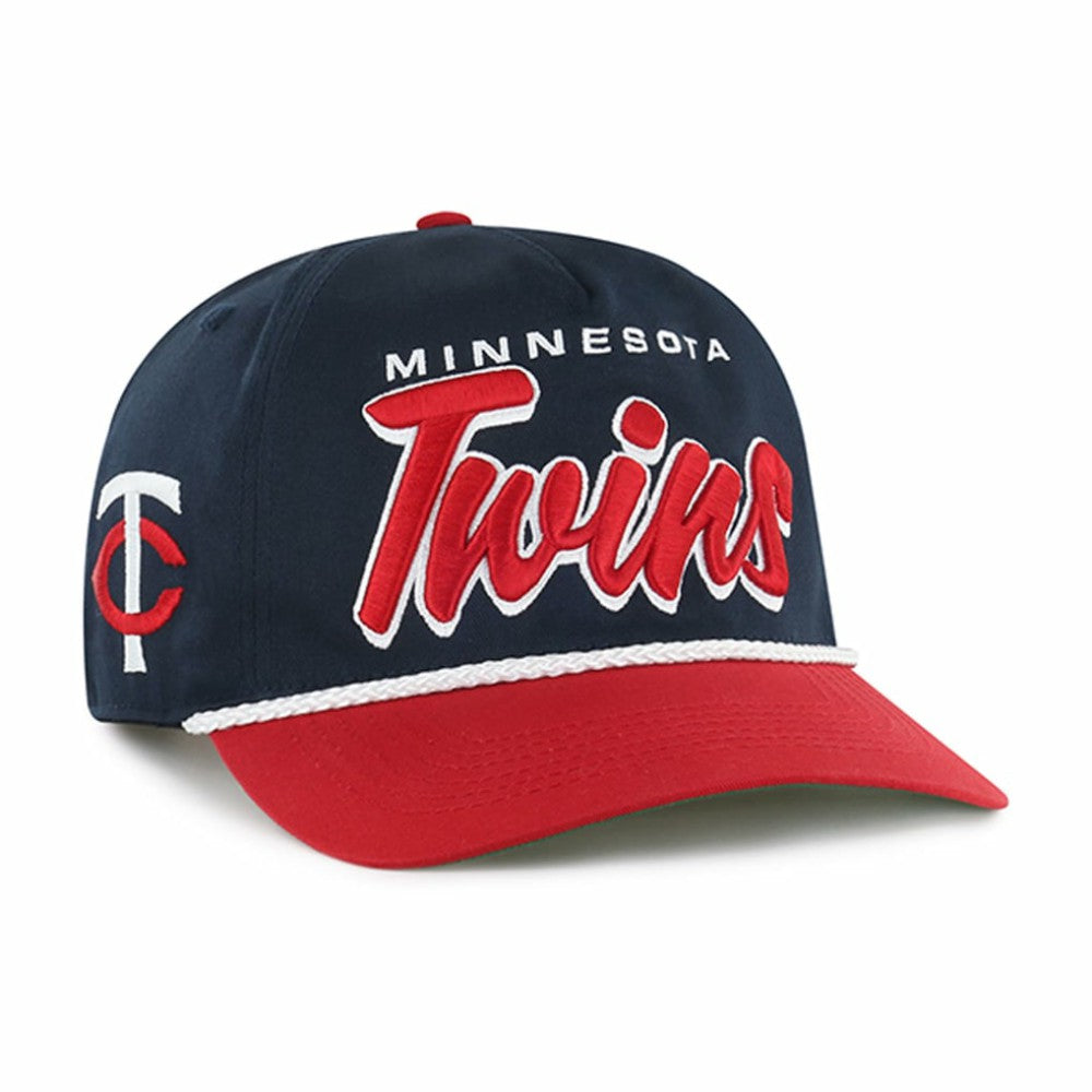 Minnesota Twins '47 Dropshadow Rope Hitch Adjustable Hat - MLB