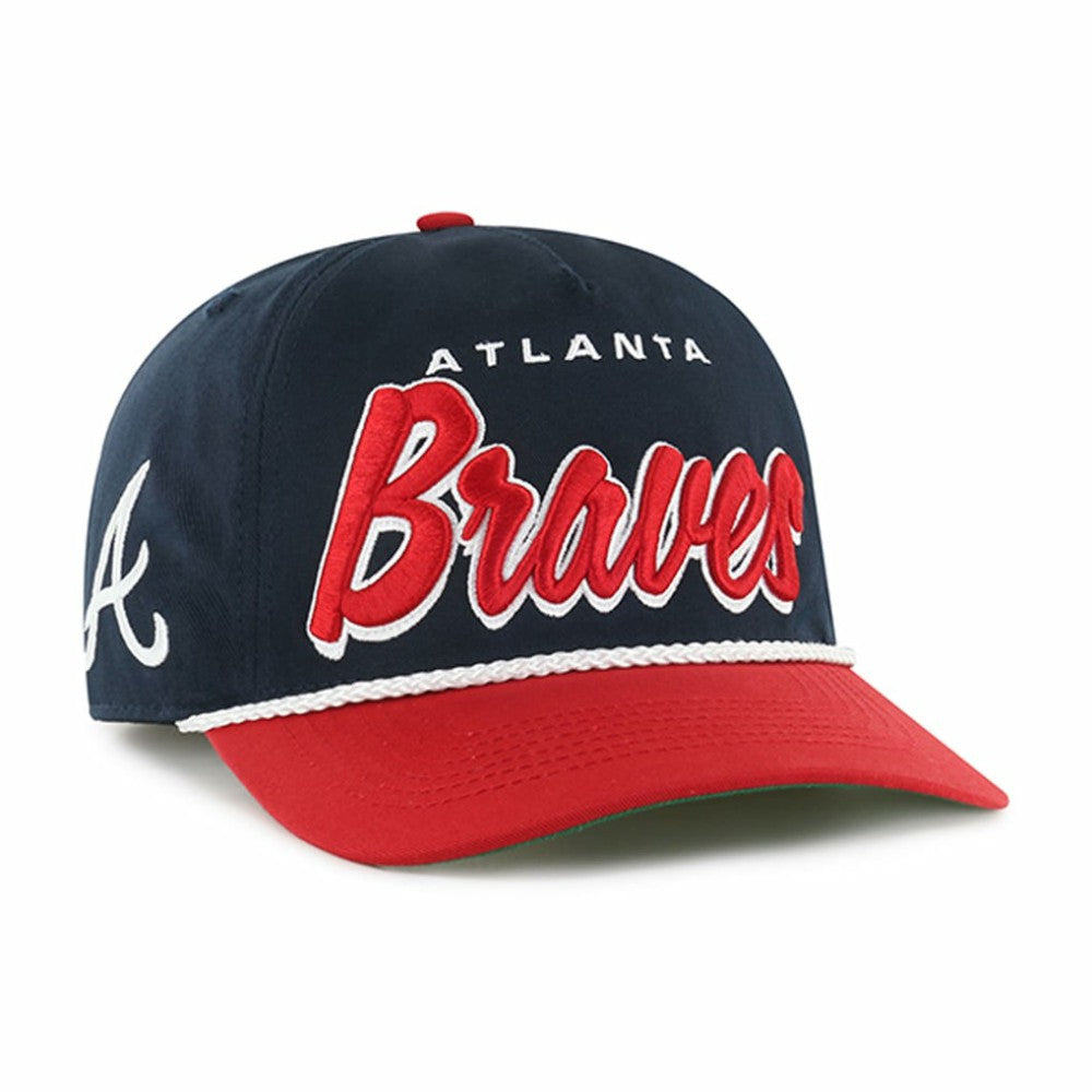 Atlanta Braves '47 Dropshadow Rope Hitch Adjustable Hat - MLB