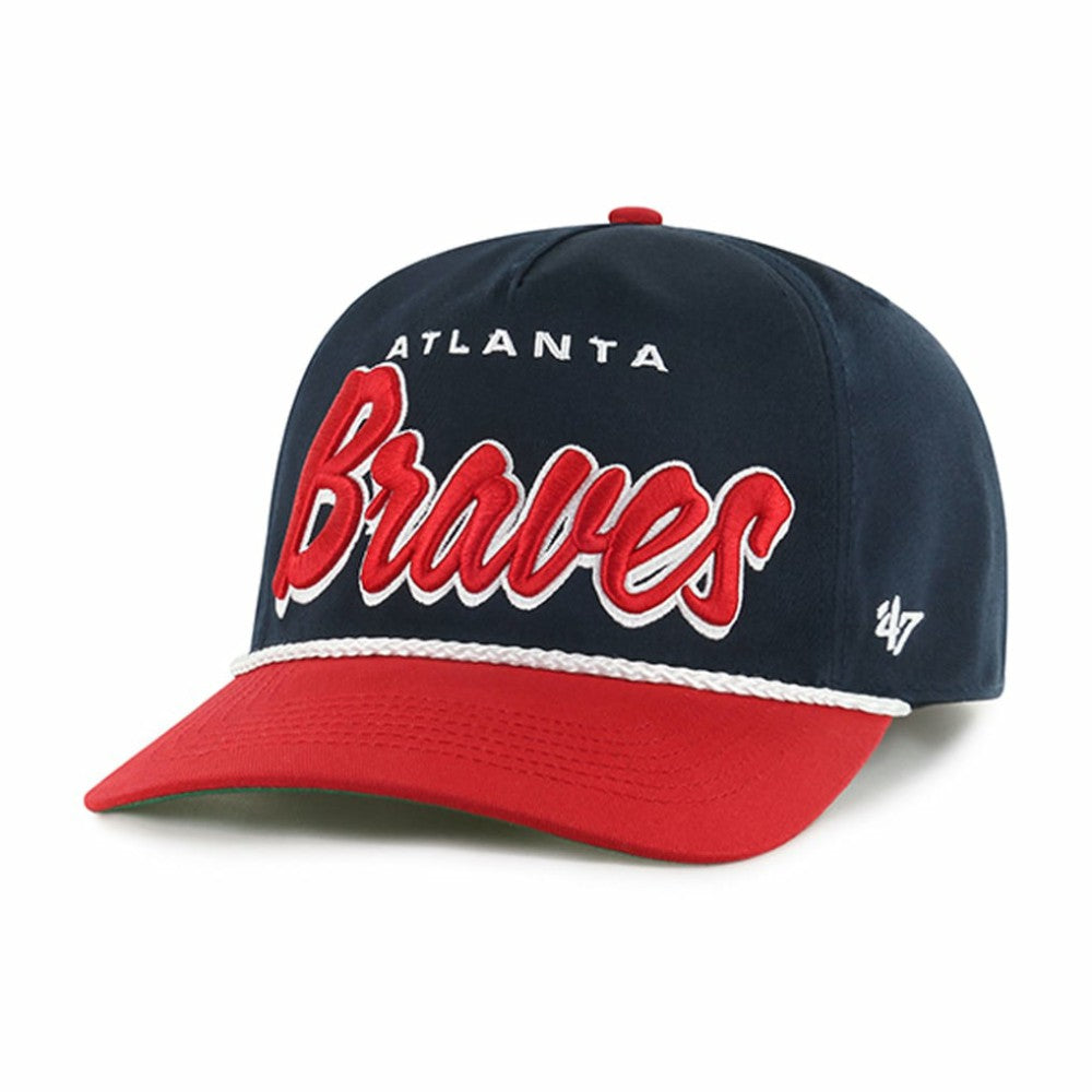 Atlanta Braves '47 Dropshadow Rope Hitch Adjustable Hat - MLB