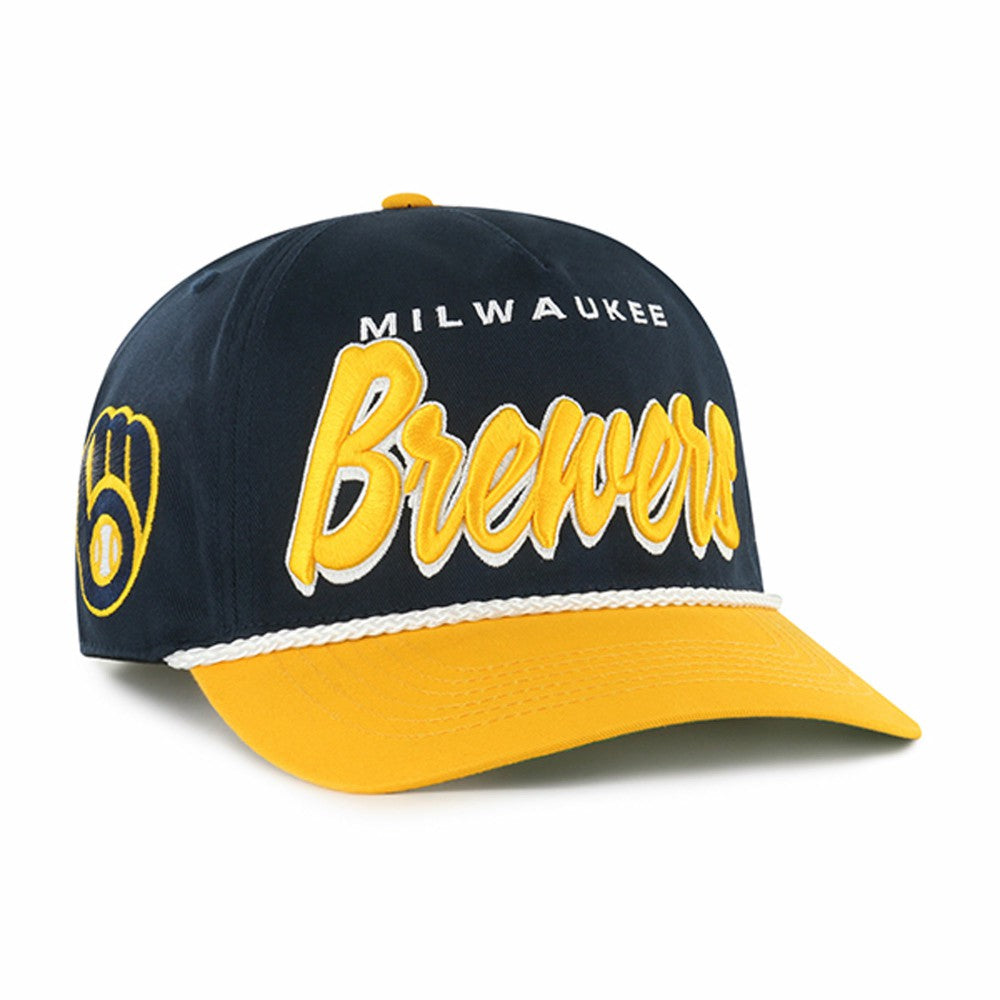 Milwaukee Brewers '47 Dropshadow Rope Hitch Adjustable Hat - MLB