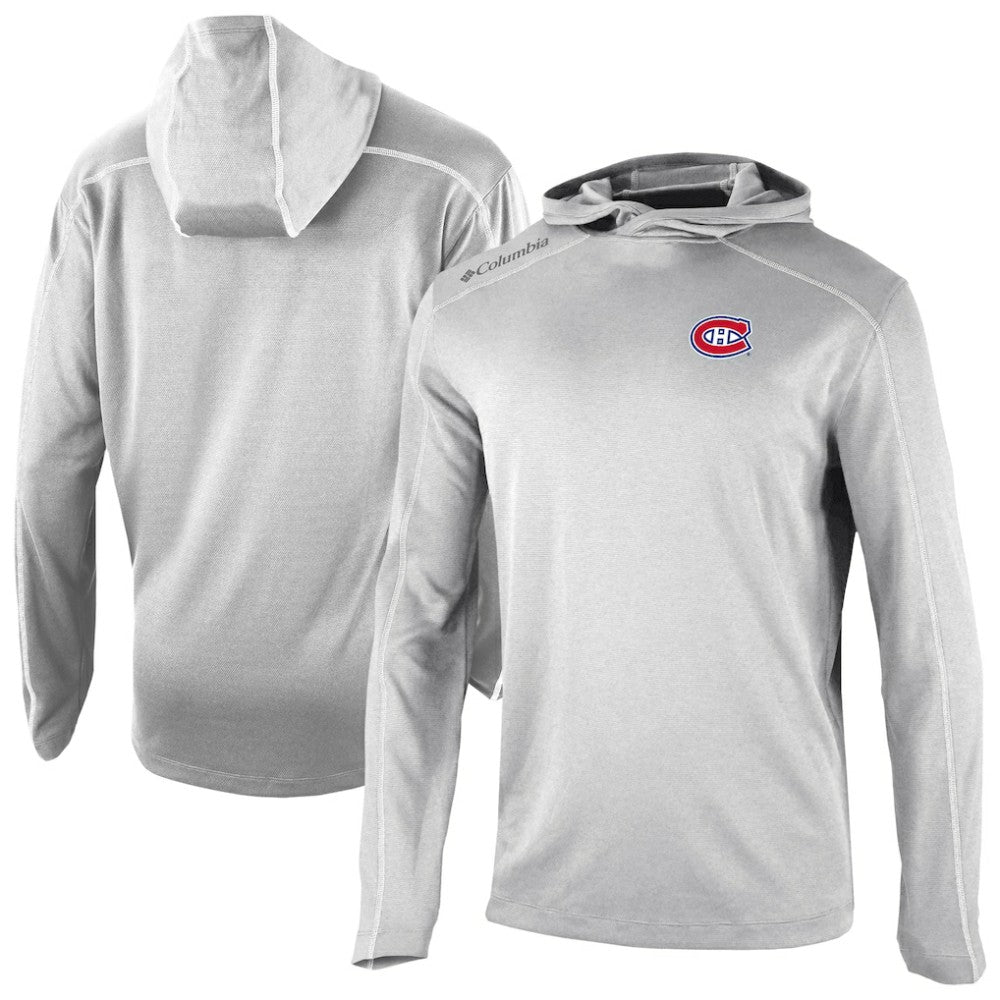 Montreal Canadiens Columbia Shotgun Omni-Wick Pullover Hoodie - Gray - NHL