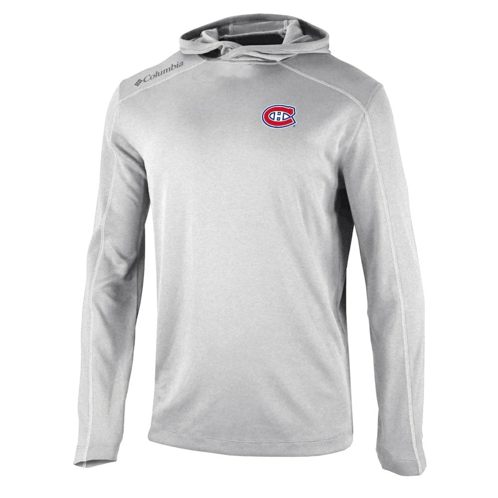 Montreal Canadiens Columbia Shotgun Omni-Wick Pullover Hoodie - Gray - NHL