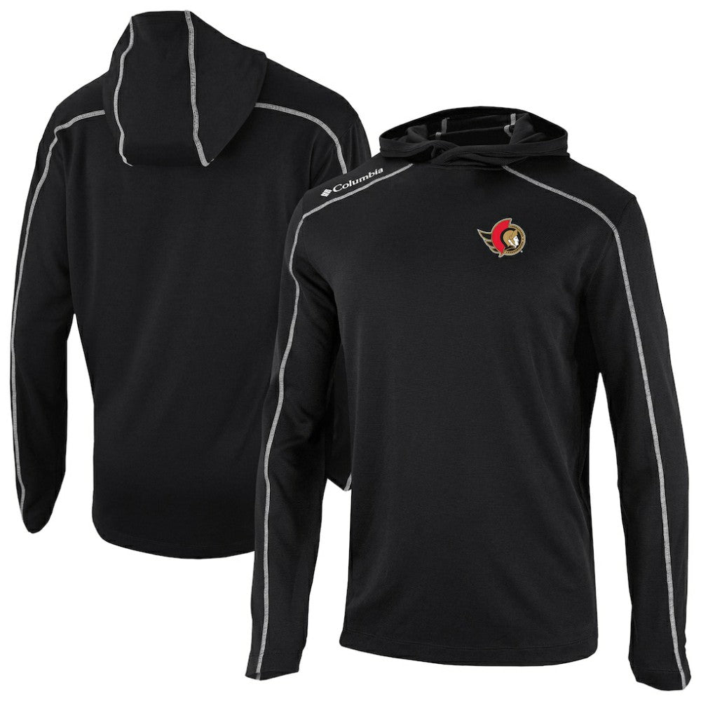 Ottawa Senators Columbia Shotgun Omni-Wick Pullover Hoodie - Black - NHL