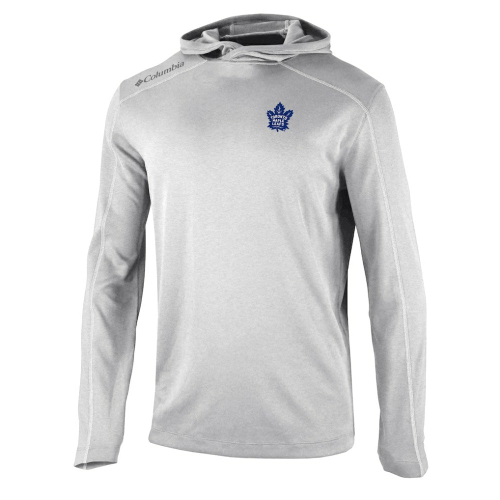 Toronto Maple Leafs Columbia Shotgun Omni-Wick Pullover Hoodie - Gray - NHL