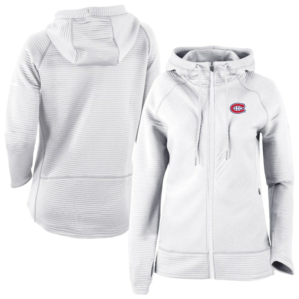 Montreal Canadiens Columbia Omni-Wick Pack It Up Full-Zip Jacket - White - NHL