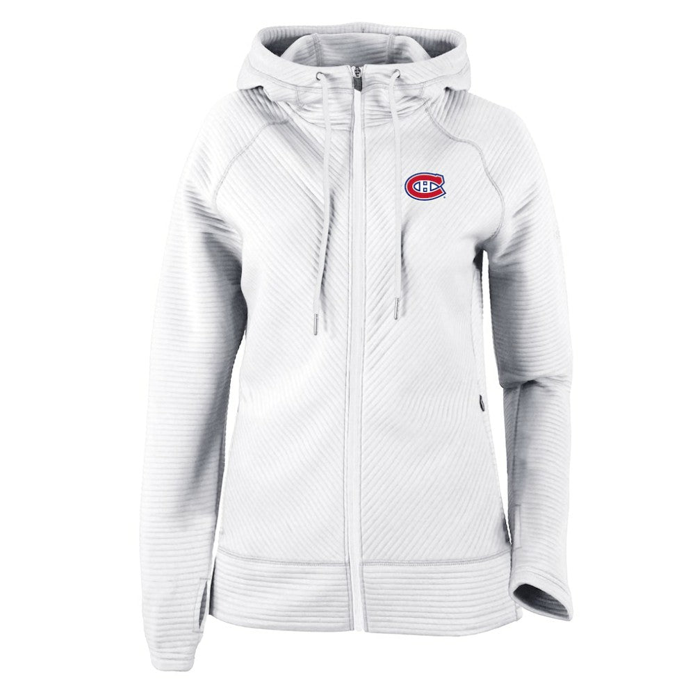 Montreal Canadiens Columbia Omni-Wick Pack It Up Full-Zip Jacket - White - NHL