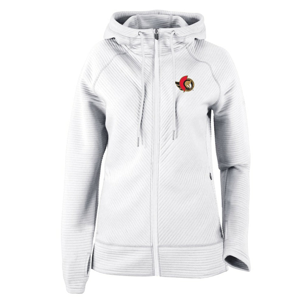 Ottawa Senators Columbia Omni-Wick Pack It Up Full-Zip Jacket - White - NHL