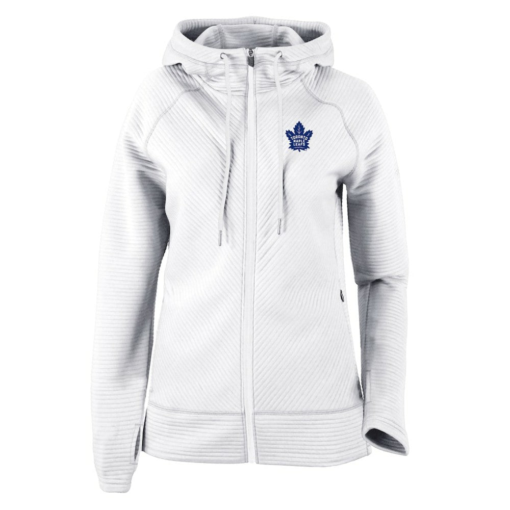 Toronto Maple Leafs Columbia Omni-Wick Pack It Up Full-Zip Jacket - White - NHL