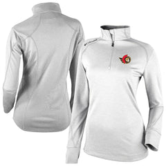 Ottawa Senators Columbia Women's Omni-Wick Shotgun 2.0 Quarter-Zip Pullover Top - White - NHL