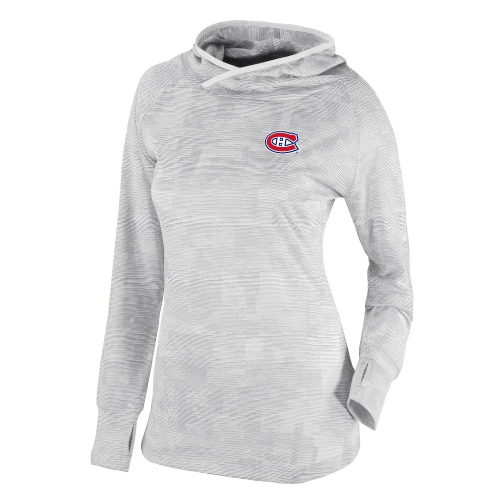 Montreal Canadiens Columbia Women's Omni-Wick Sunday Ball Pullover Hoodie - White - NHL