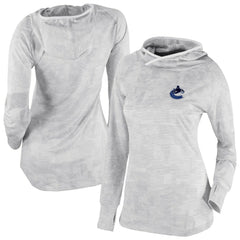 Vancouver Canucks Columbia Women's Omni-Wick Sunday Ball Pullover Hoodie - White - NHL