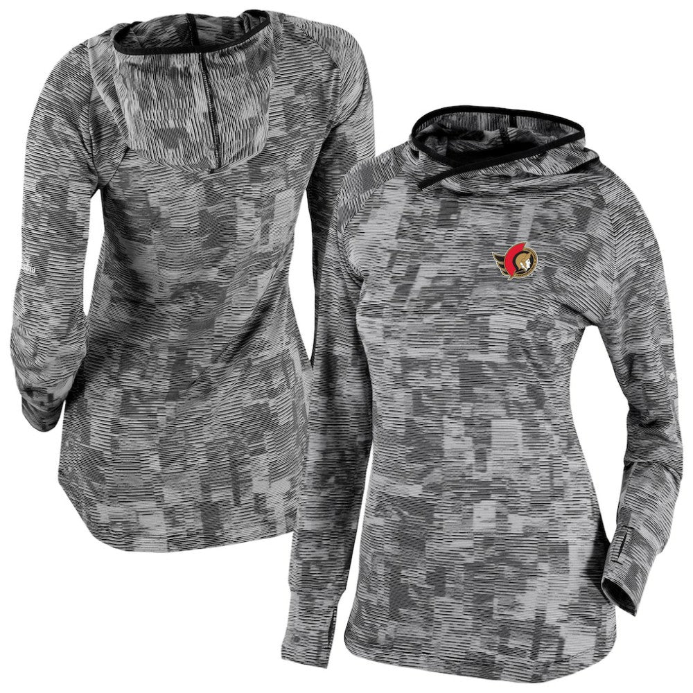 Ottawa Senators Columbia Women's Omni-Wick Sunday Ball Pullover Hoodie - Black - NHL