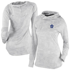 Toronto Maple Leafs Columbia Women's Omni-Wick Sunday Ball Pullover Hoodie - White - NHL