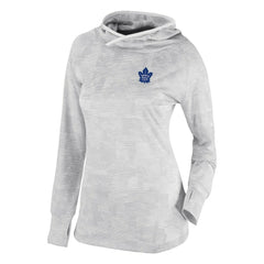 Toronto Maple Leafs Columbia Women's Omni-Wick Sunday Ball Pullover Hoodie - White - NHL