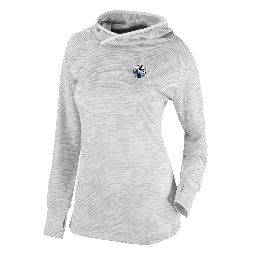 Edmonton Oilers Columbia Women's Omni-Wick Sunday Ball Pullover Hoodie - White - NHL