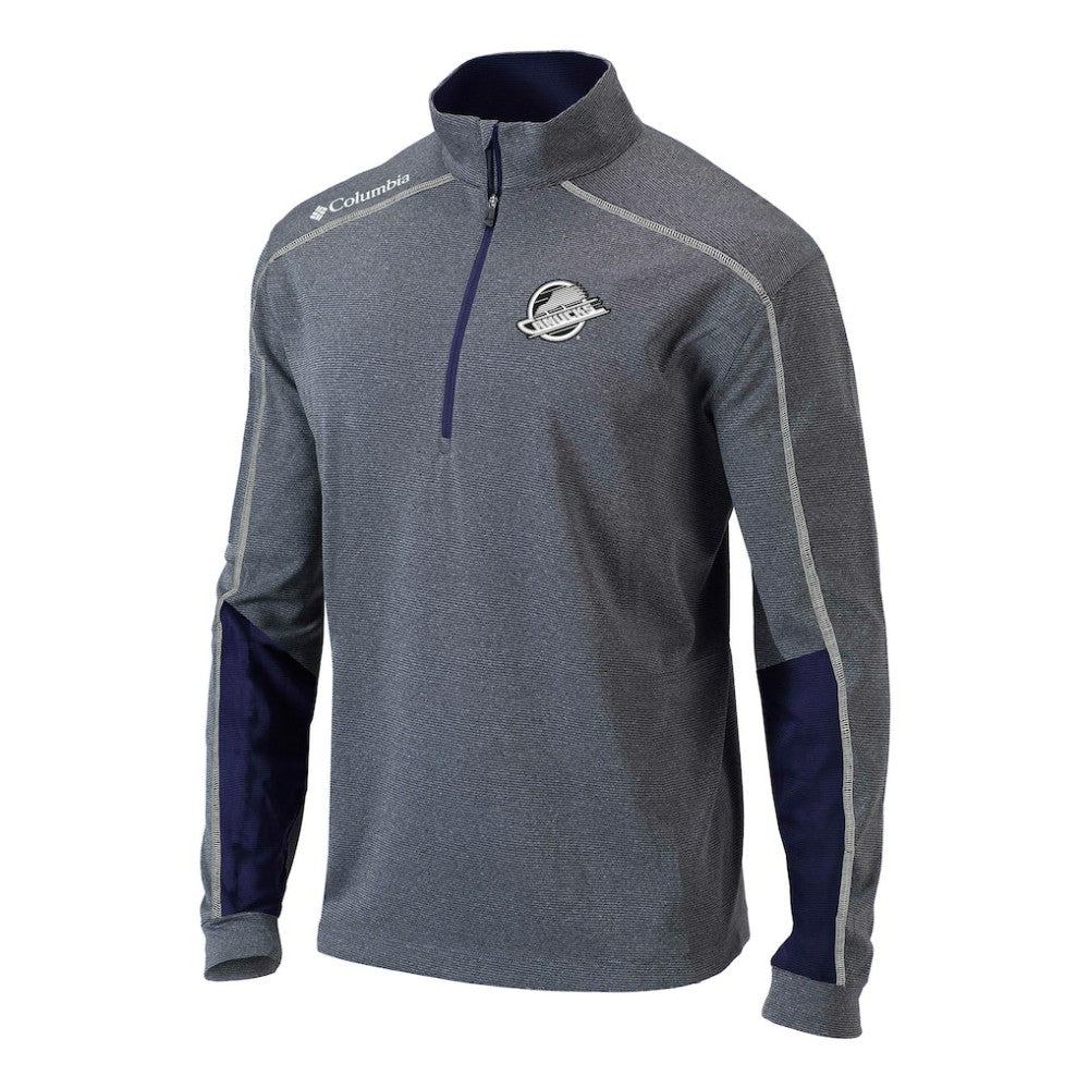 Vancouver Canucks Columbia Omni-Wick Shotgun 2.0 Quarter-Zip Pullover Top - Navy - NHL