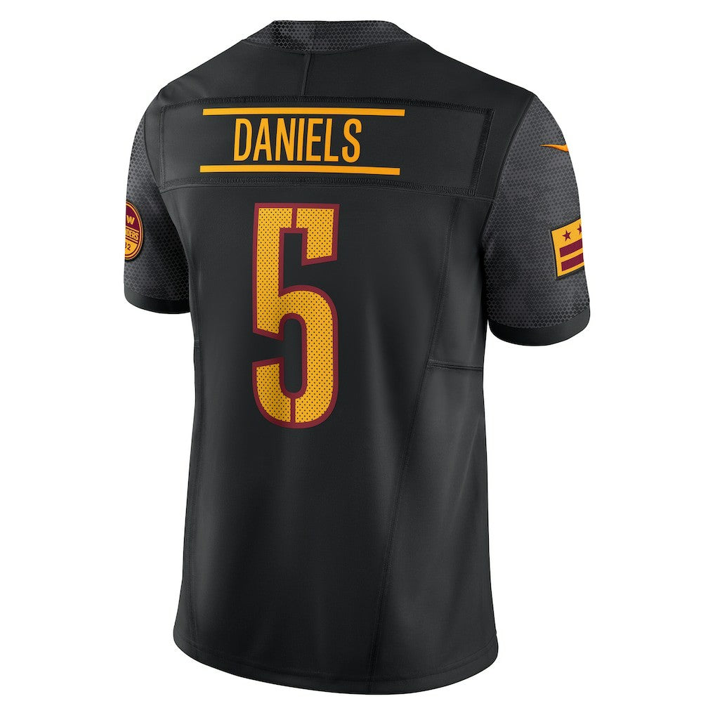 Jayden Daniels Washington Commanders Vapor F.U.S.E. Limited Jersey Black | Nike for Sale