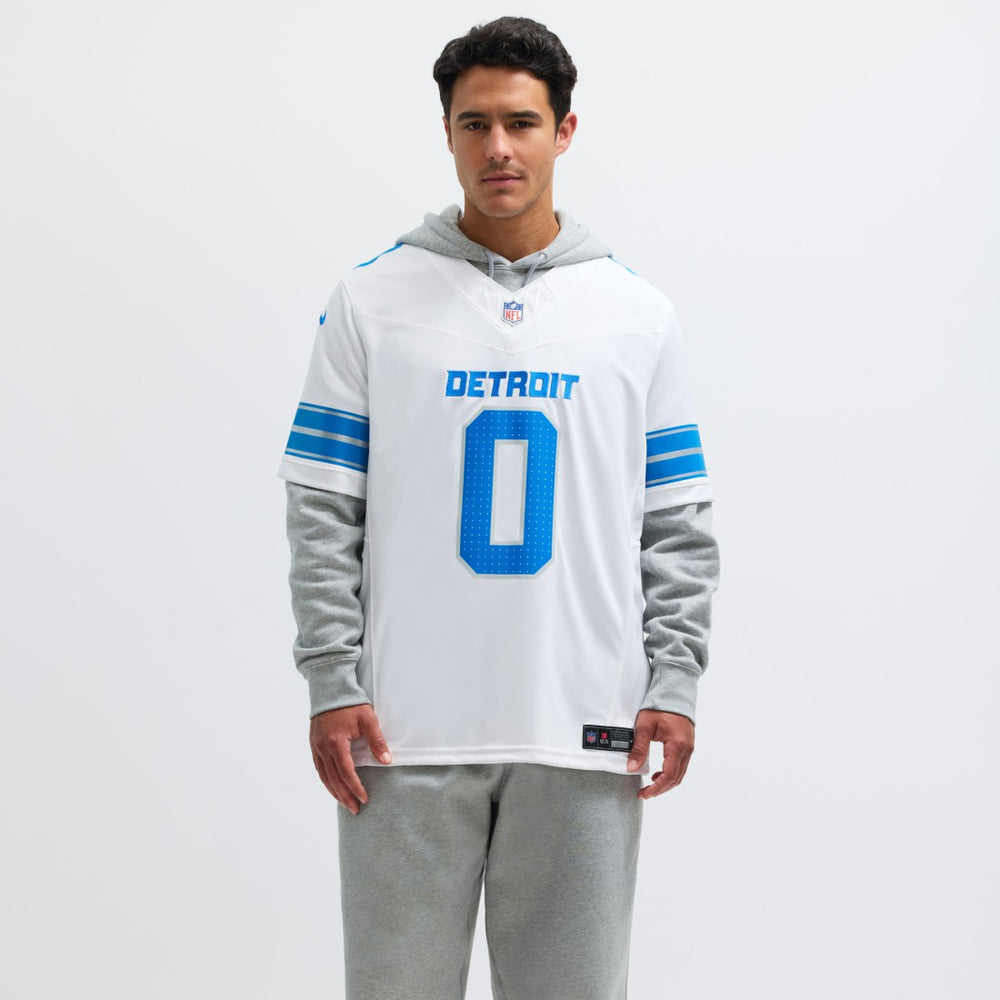 Jahmyr Gibbs Detroit Lions Vapor F.U.S.E. Limited Jersey White | Nike for Sale