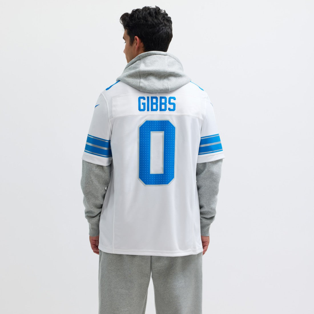 Jahmyr Gibbs Detroit Lions Vapor F.U.S.E. Limited Jersey White | Nike for Sale