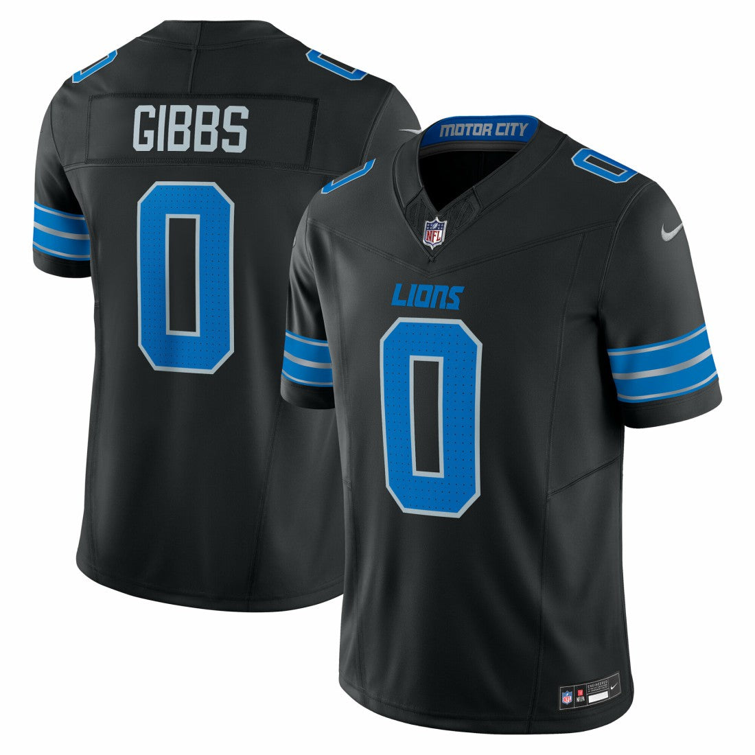 Jahmyr Gibbs Detroit Lions 2nd Alternate Vapor F.U.S.E. Limited Jersey Black | Nike for Sale