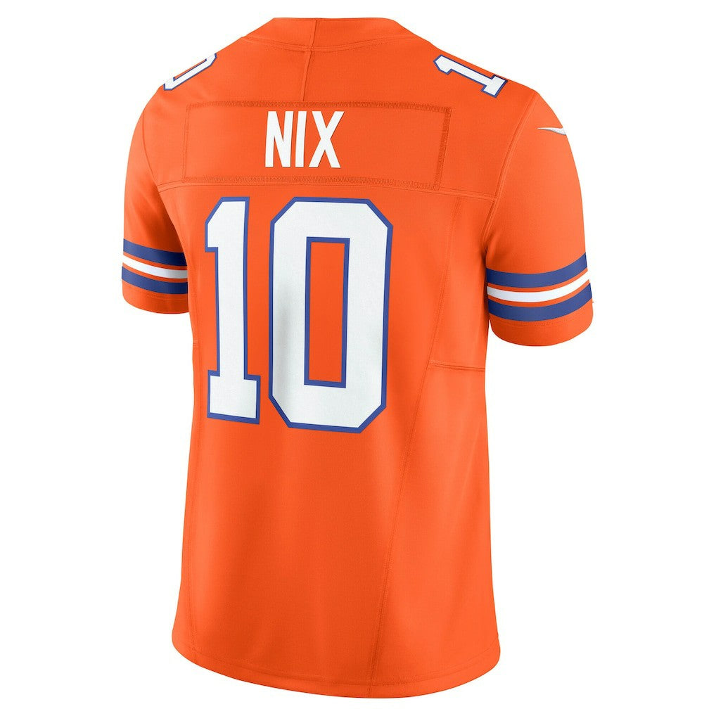 Bo Nix Denver Broncos Vapor F.U.S.E. Limited Jersey Orange | Nike for Sale