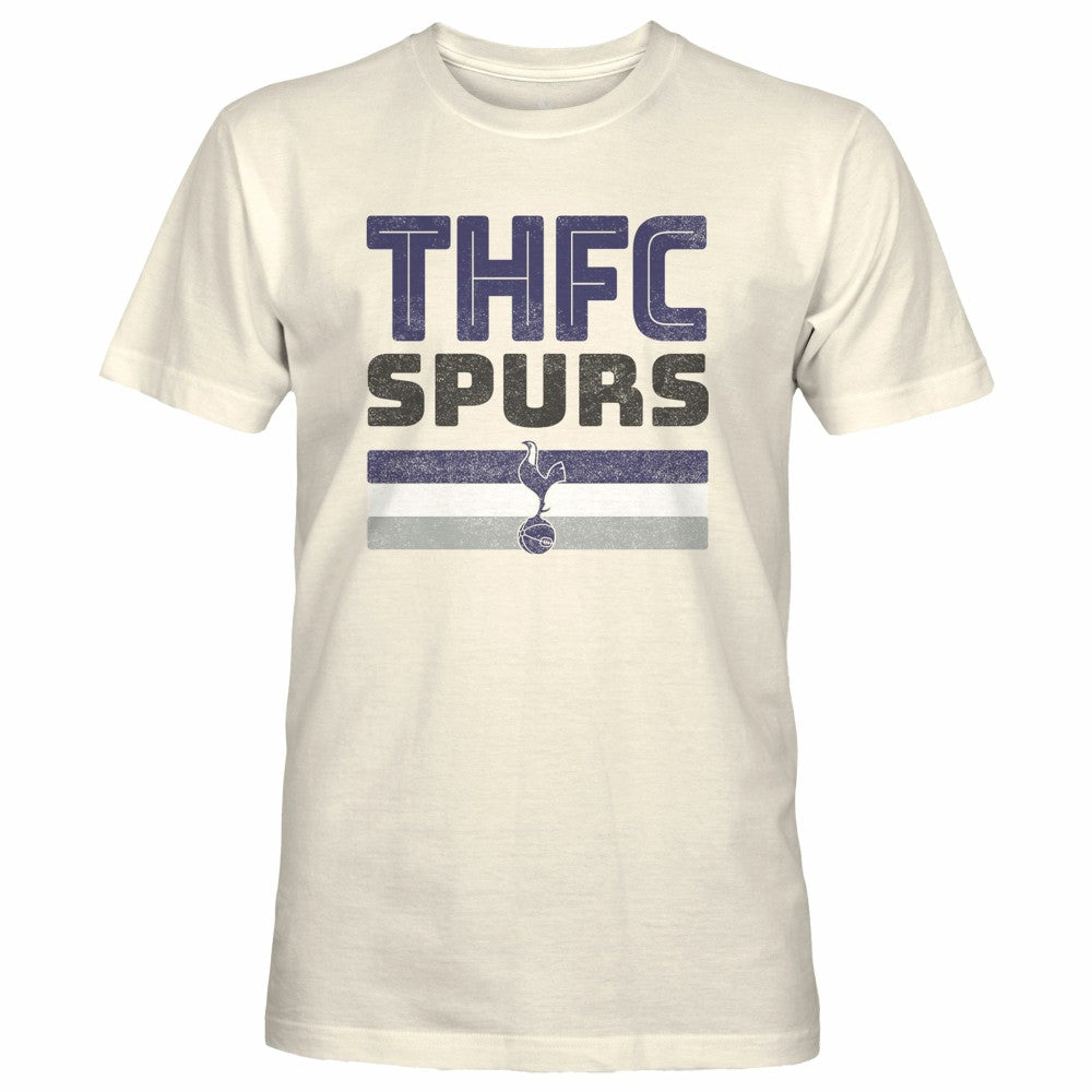 Tottenham Hotspur 1863FC Retro Stripes T-Shirt Tan - FIFA World CUP