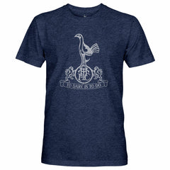 Tottenham Hotspur 1863FC Retro Mono Badge Vintage Tri-Blend T-Shirt Navy - FIFA World CUP