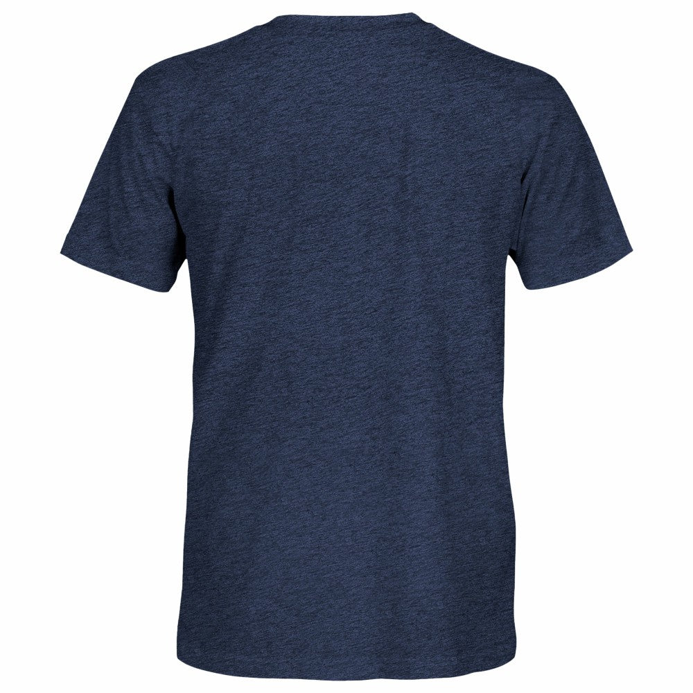 Tottenham Hotspur 1863FC Retro Mono Badge Vintage Tri-Blend T-Shirt Navy - FIFA World CUP