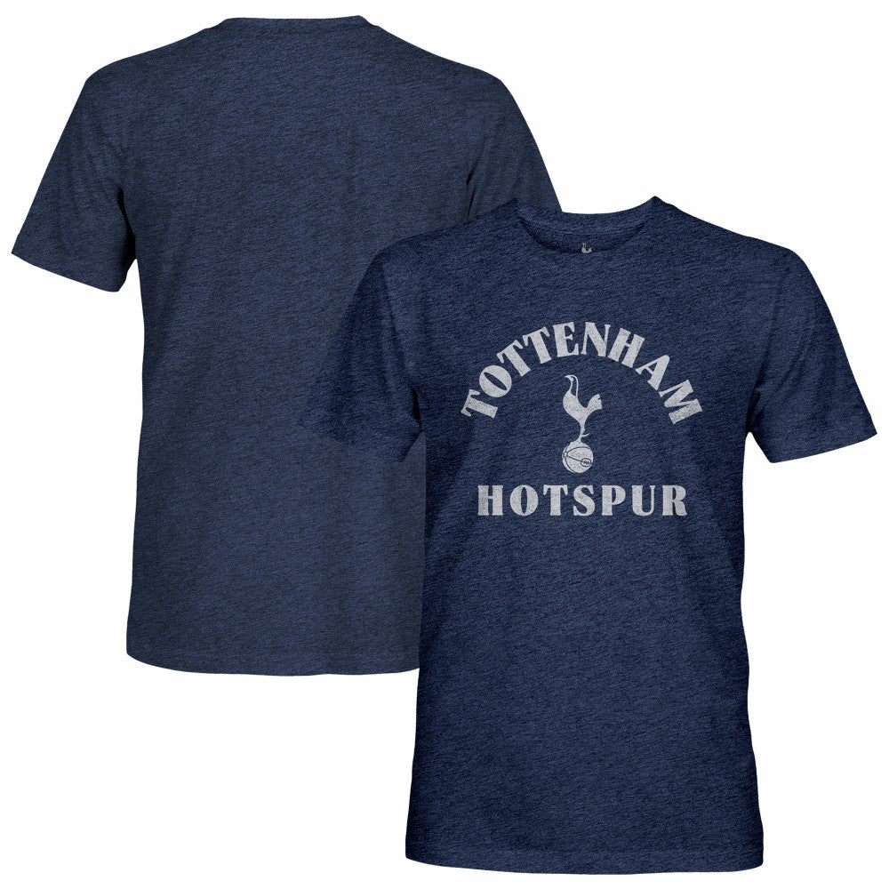 Tottenham Hotspur 1863FC Team Arch Vintage Tri-Blend T-Shirt Navy - FIFA World CUP