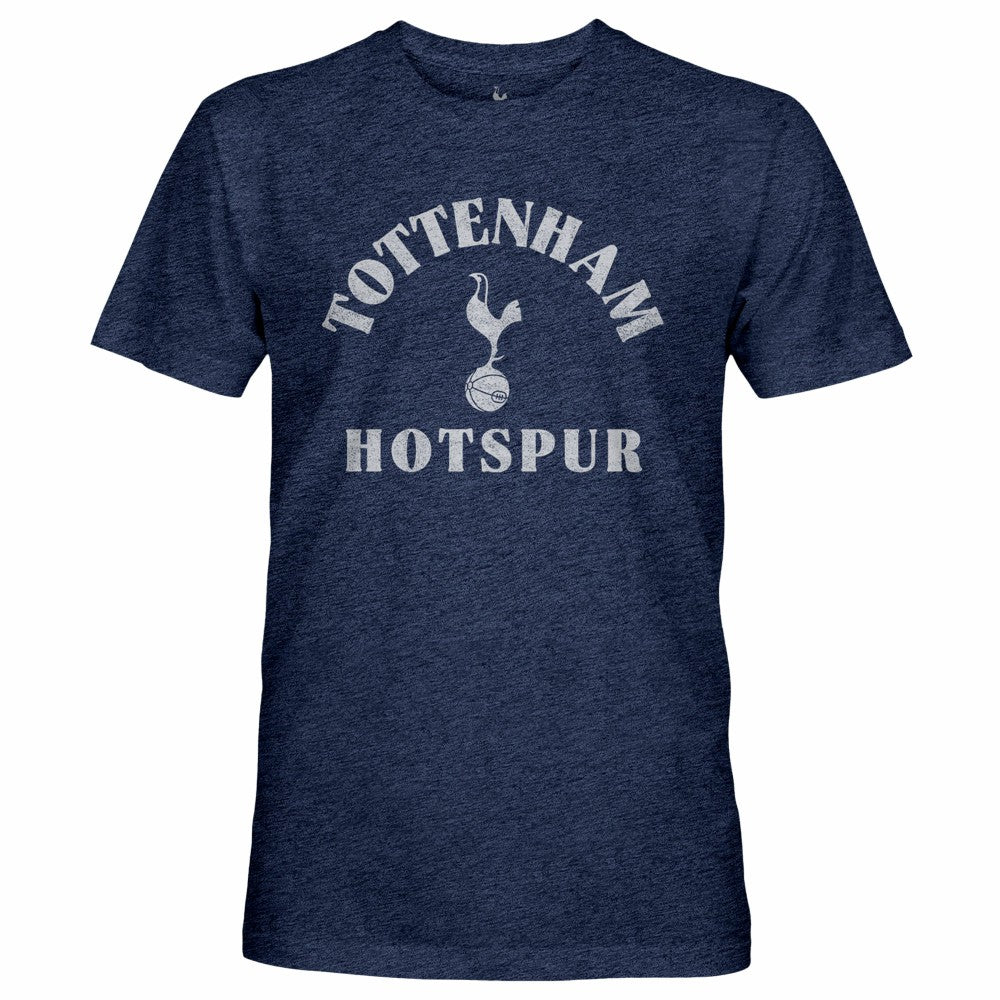 Tottenham Hotspur 1863FC Team Arch Vintage Tri-Blend T-Shirt Navy - FIFA World CUP