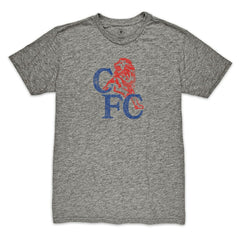 Chelsea 1863FC Retro '86 Badge Vintage Tri-Blend T-Shirt Heather Gray - FIFA World CUP