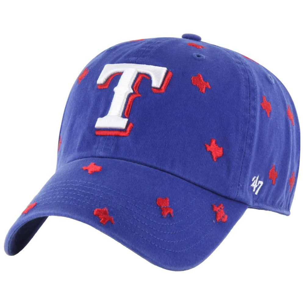 Texas Rangers '47 Women's Confetti Clean Up Adjustable Hat - MLB